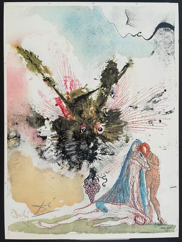 Bibla Sacra Noe qui primus plantavit vinea ( Noah who planted the first Vineyard  ) von Salvador Dalí, Druck kaufen auf Singulart