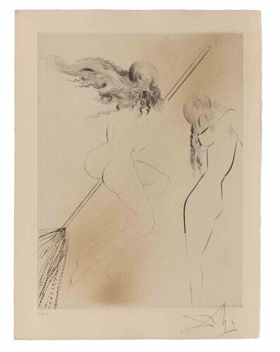 Sorcière au Balai par Salvador Dalí, Édition en vente sur Singulart