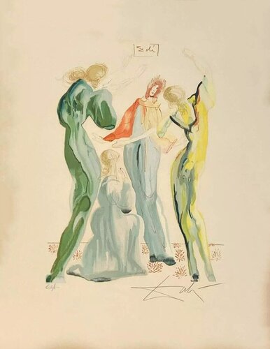 La Danse by Salvador Dalí, Painting for Sale on Singulart