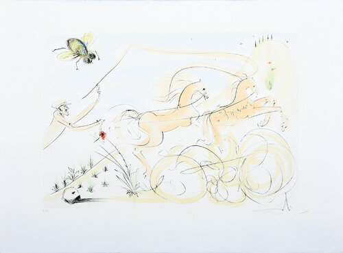 Le Coche et le Mouche. (The Coach and the Fly.) de Salvador Dalí, Impresión a la venta en Singulart