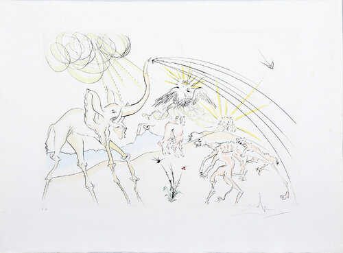 Les Animaux Malades de la Peste. (Plague Stricken Animals.) par Salvador Dalí, Édition en vente sur Singulart