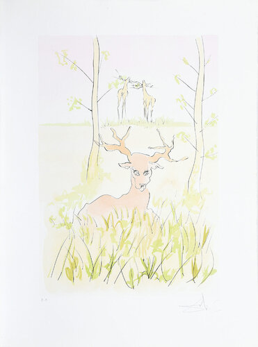 Le Cerf Malade. (The Sick Stag.) de Salvador Dalí, Impresión a la venta en Singulart