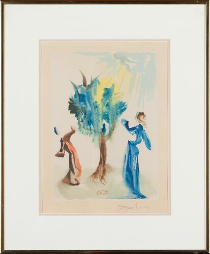 Purgatory Canto 24 from the Divine Comedy di Salvador Dalí, Opera su carta in vendita su Singulart