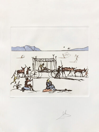 Judgement (hand signed aquatint etching on Arches) by Salvador Dalí, Print for Sale on Singulart