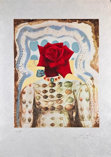 Memories of Surrealism Surrealist Flower Girl by Salvador Dalí, Print for Sale on Singulart