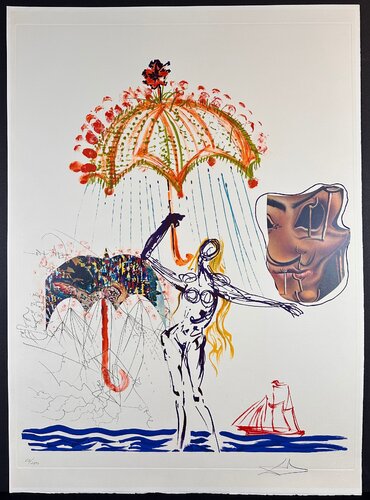 Imaginations & Objects of The Future Anti-Umbrella with Atomized Liquid par Salvador Dalí, Édition en vente sur Singulart