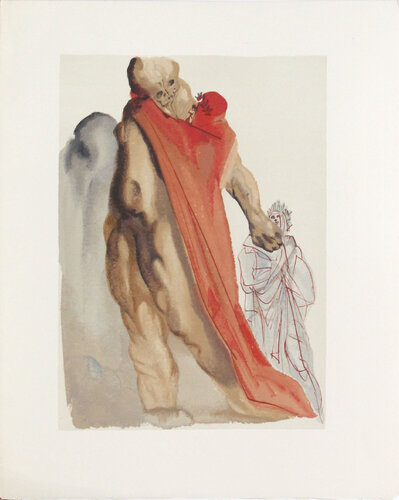 Virgil's Admonishment van Salvador Dalí, Afdruk te koop op Singulart