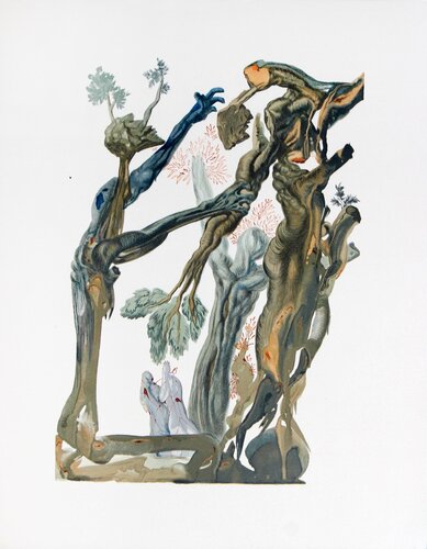 The Wood of the Suicides van Salvador Dalí, Afdruk te koop op Singulart