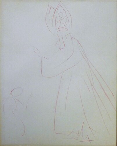 La bénédiction by Salvador Dalí, Work on Paper for Sale on Singulart