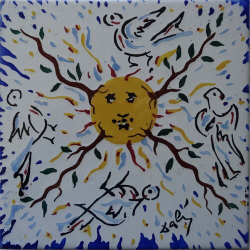 Soleil radieux - Céramique originale signée by Salvador Dalí, Print for Sale on Singulart