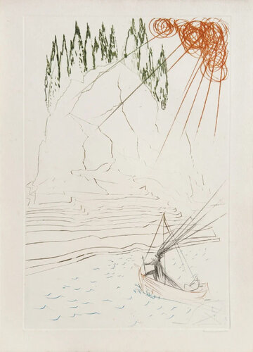 Tristan & Iseult - Le combat avec le Morhoult by Salvador Dalí, Print for Sale on Singulart