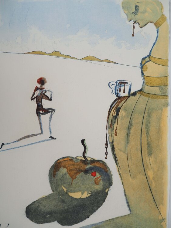 Casanova : La femme à la tasse de chocola Salvador Dalí