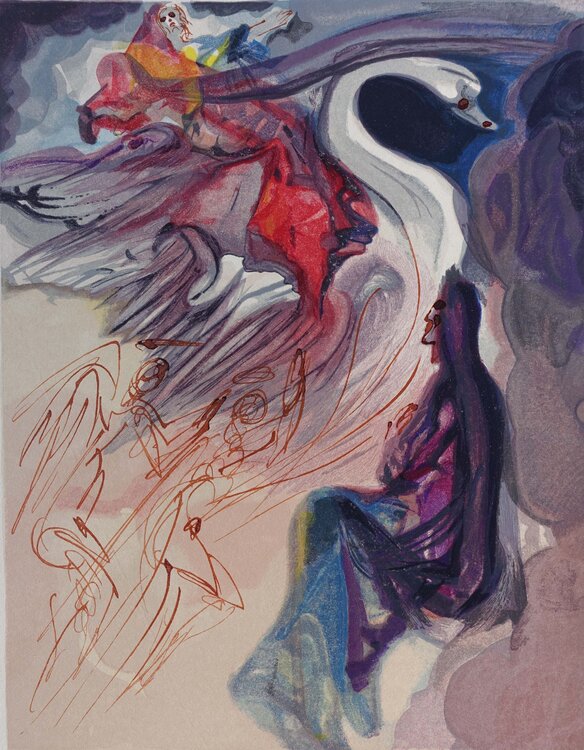 Divine Comédie, Paradis 19, Le langage de l'oiseau Salvador Dalí