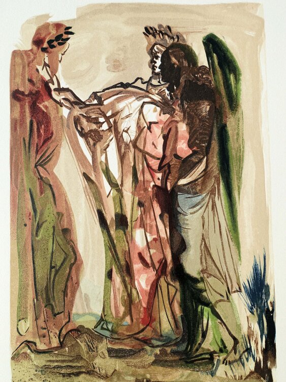 Divine Comédie, Purgatoire 11, Les orgueilleux Salvador Dalí