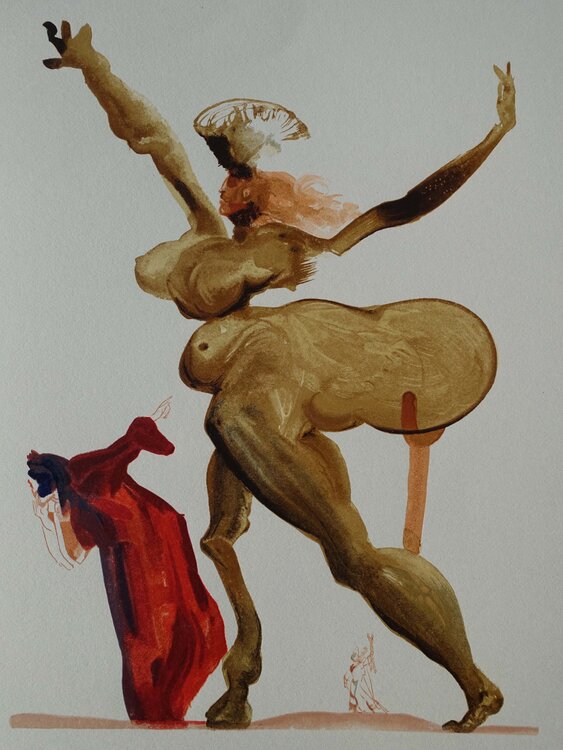 Divine Comédie, Enfer 33, Les traitres envers leurs hôtes Salvador Dalí