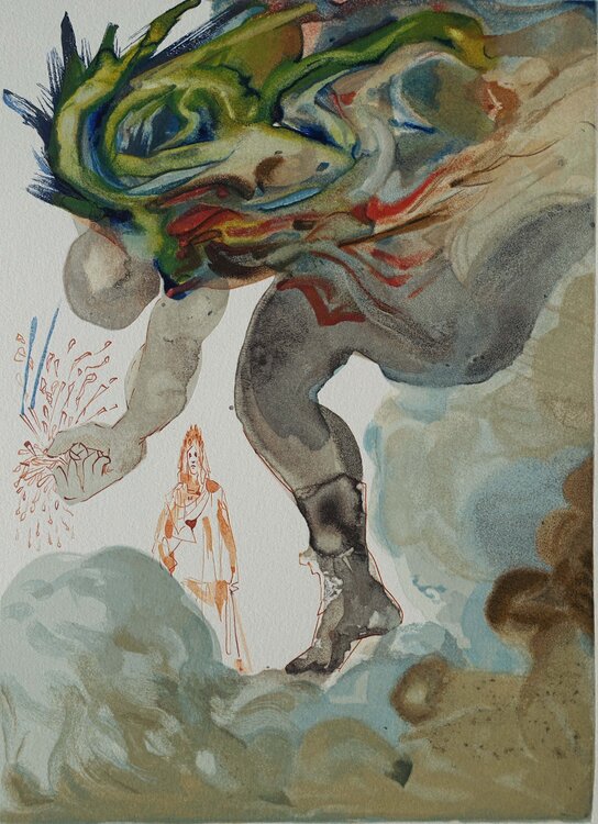 Divine Comédie, Enfer 31, Les géants Salvador Dalí