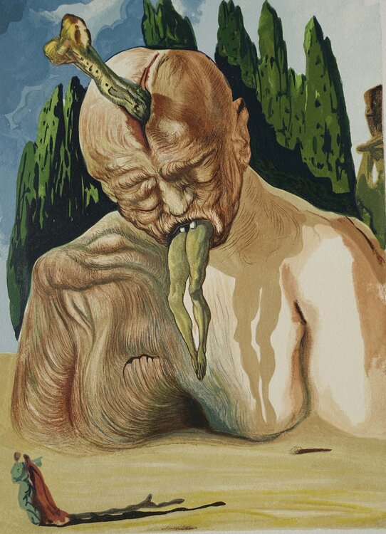 Divine Comédie, Enfer 27, Le diable logicien Salvador Dalí