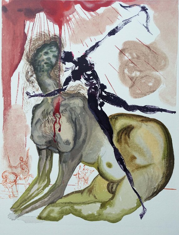 Divine Comédie, Enfer 12, Le minotaure Salvador Dalí