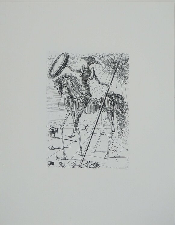 Don Quichotte et Sancho Panza Salvador Dalí