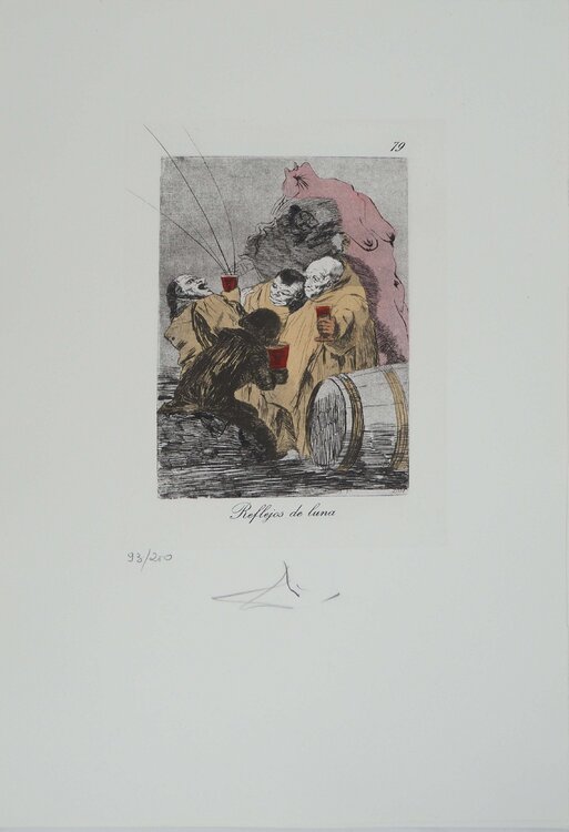 Le vin des prêtre Salvador Dalí