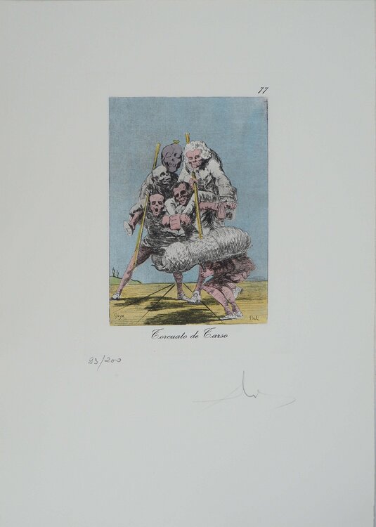 Les squelette Salvador Dalí