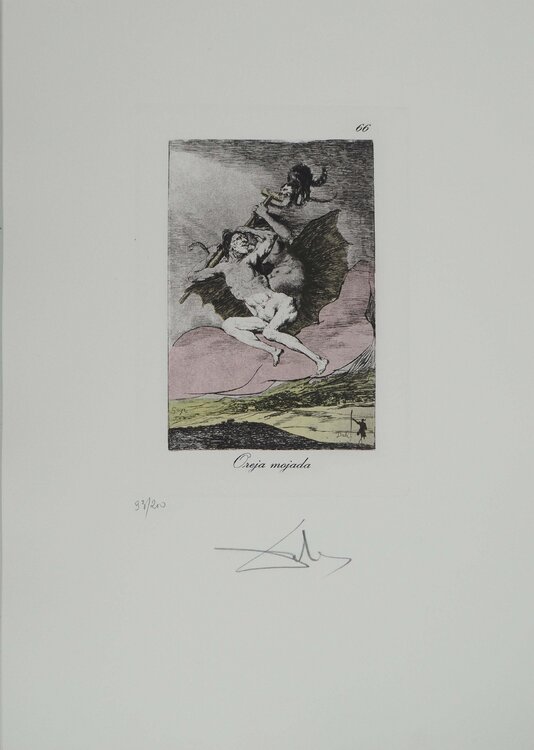 La bataille contre le démo Salvador Dalí