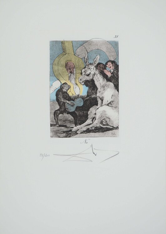 La sagesse et la mul Salvador Dalí