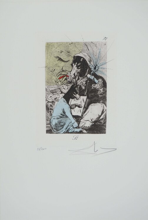 Le disciple et son maitr Salvador Dalí