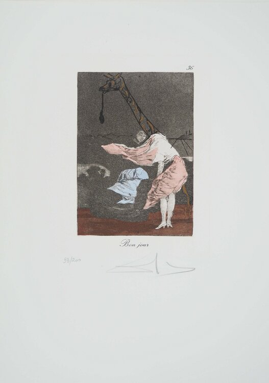 Scène surréalist Salvador Dalí