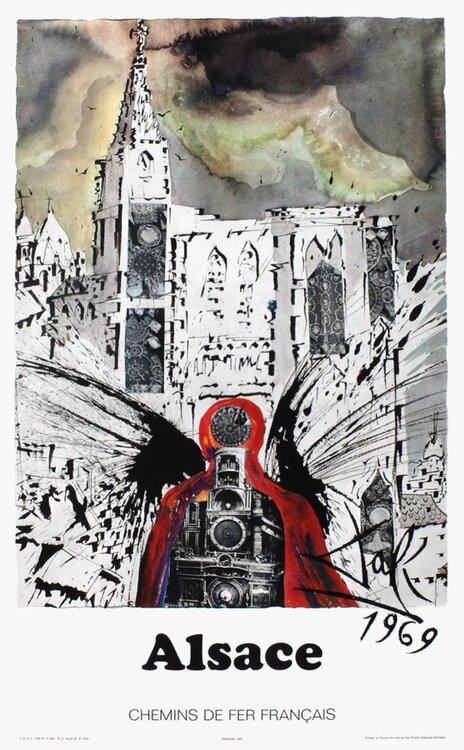 SNCF - Chemins de Fer Français - Alsace (petit) Salvador Dalí