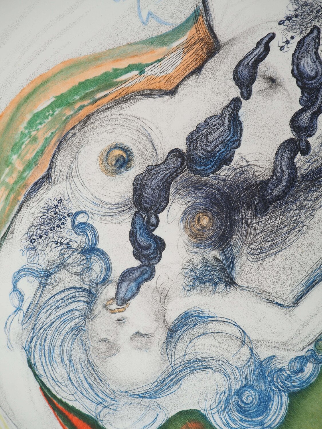 Casanova : Nu et huitres aphrodisiaques Salvador Dalí Stampa in vendita