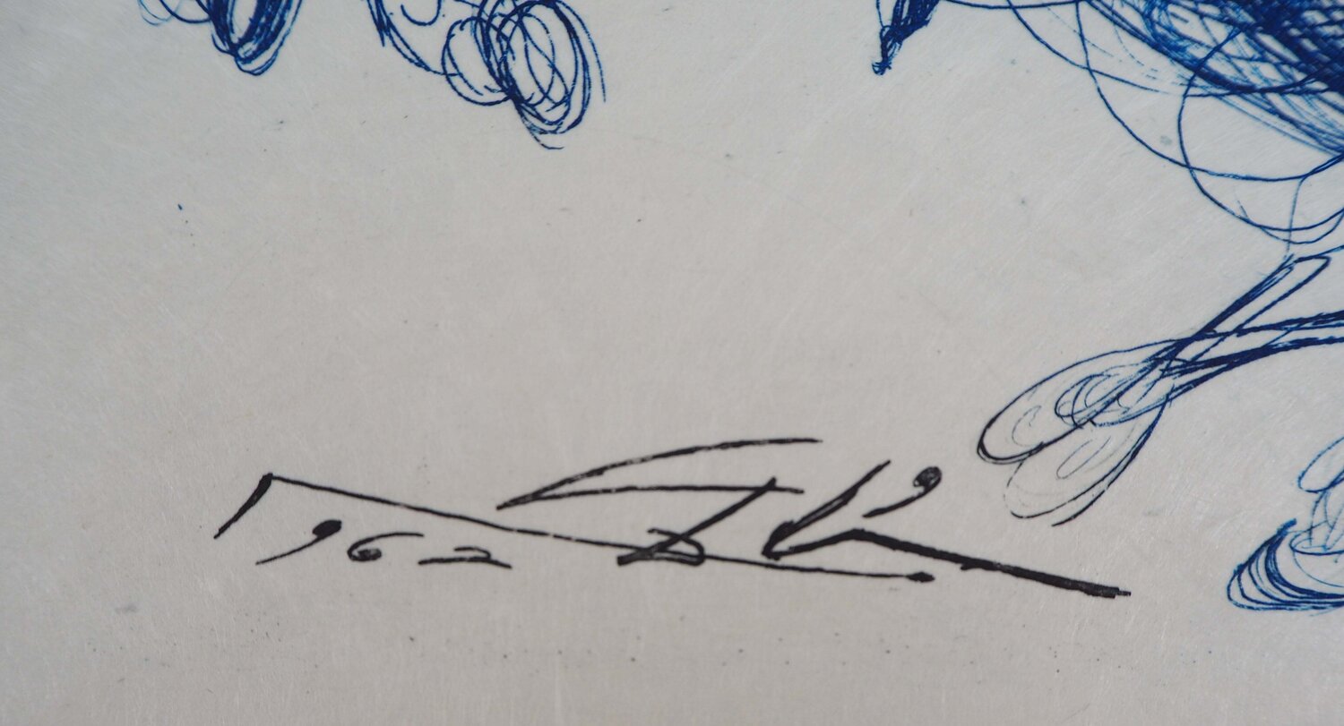 Les cavaliers bleus Salvador Dalí Édition à vendre