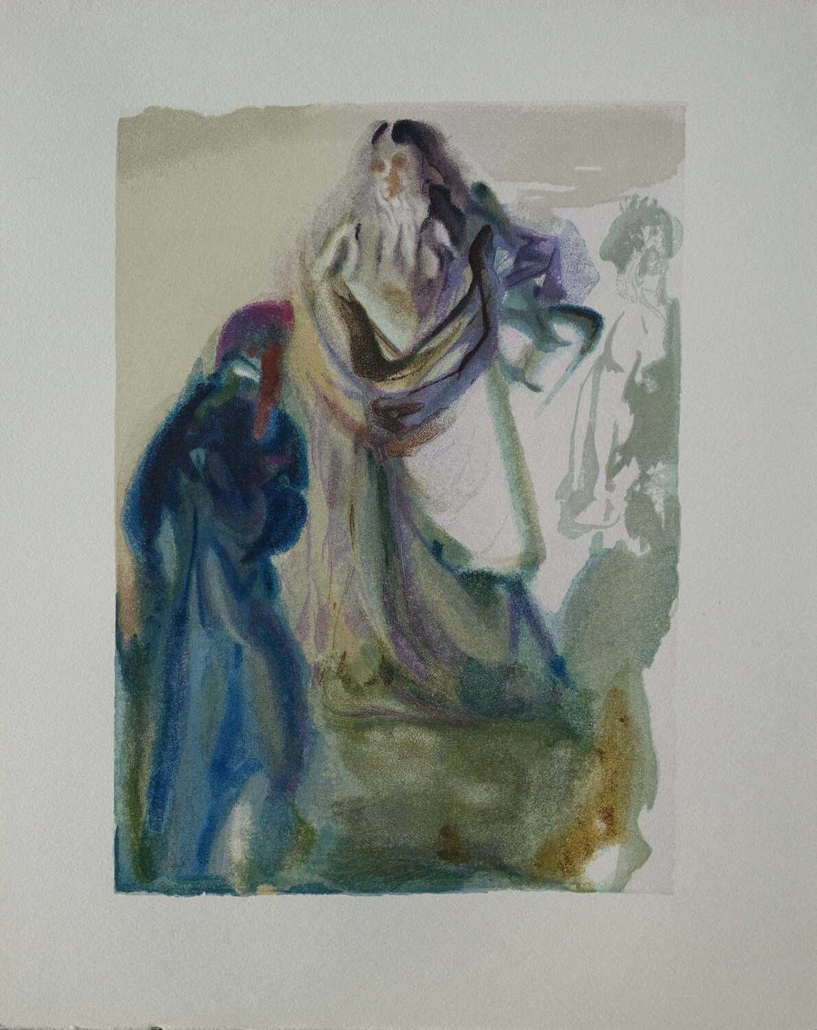 La marche vers Dieu, Bois gravé original Salvador Dalí Druck zu verkaufen