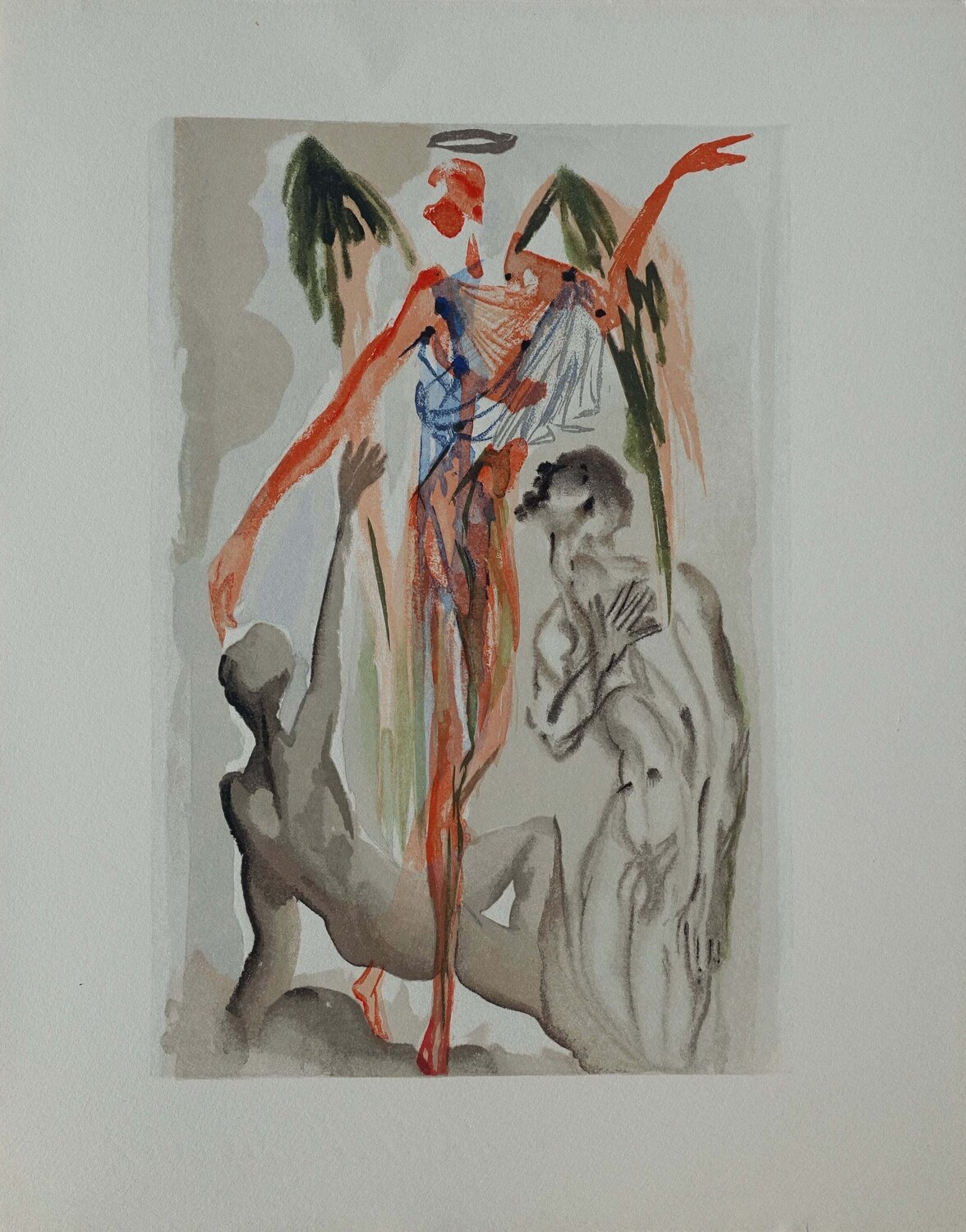 Le paradis terrestre, Bois gravé original Salvador Dalí Afdruk te koop