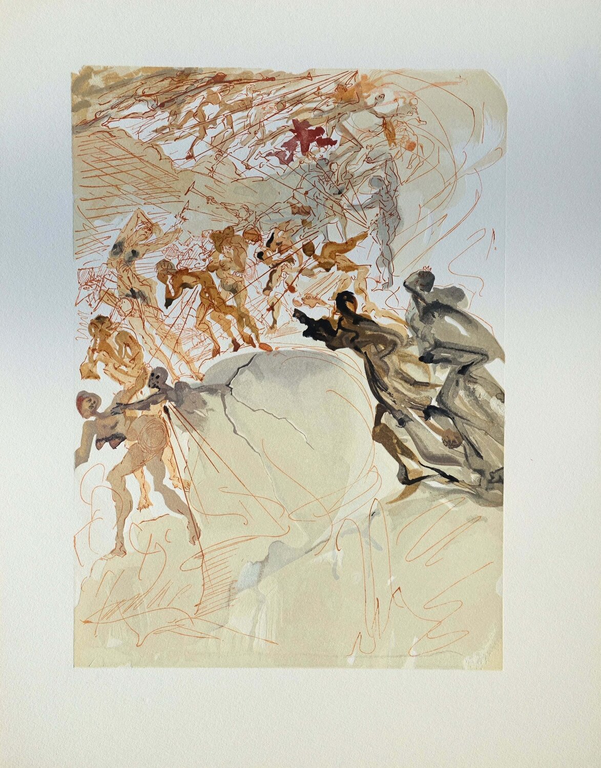 La luxure, Bois gravé original Salvador Dalí Stampa in vendita