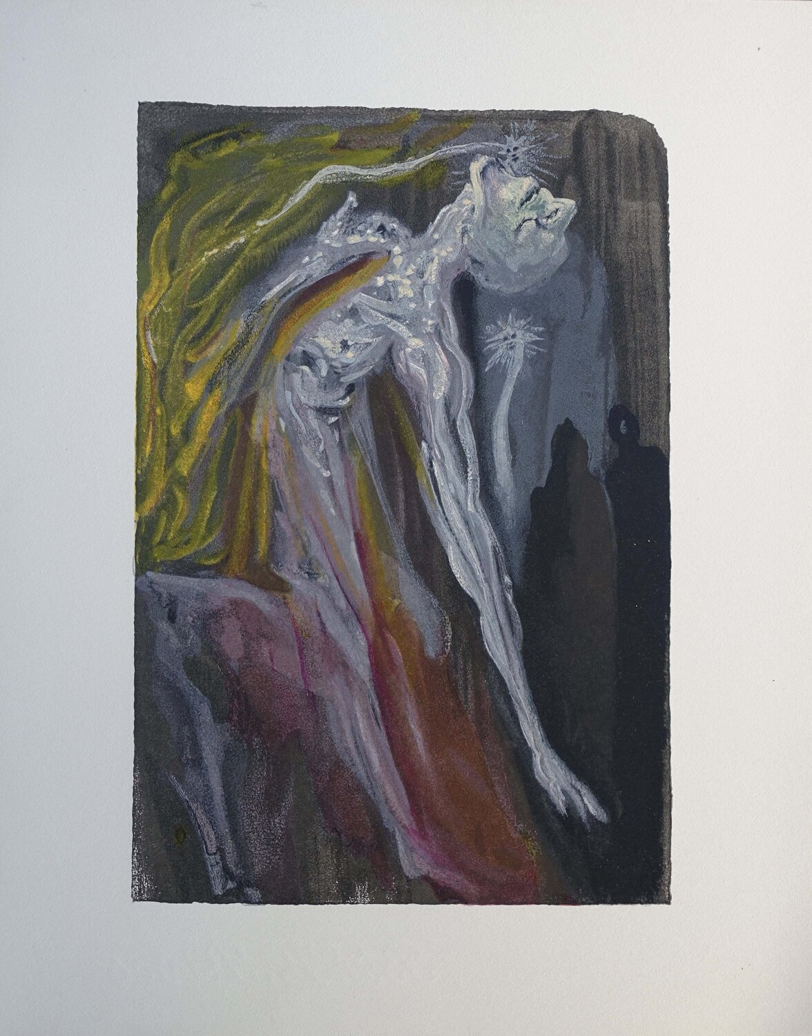 Les furies, Bois gravé original Salvador Dalí Druck zu verkaufen