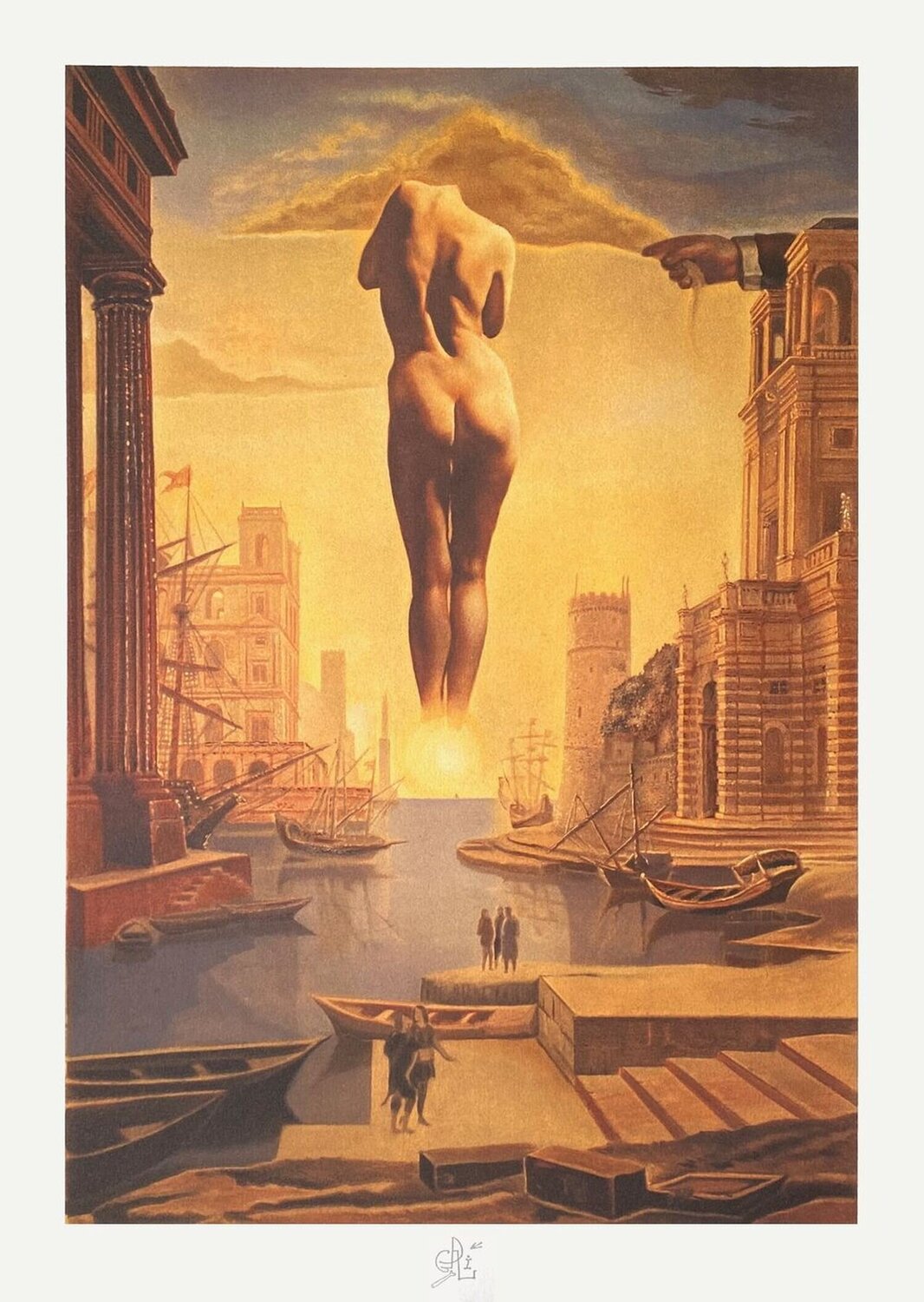 La main de Dali retirant une Toison d'Or Salvador Dalí Druck zu verkaufen