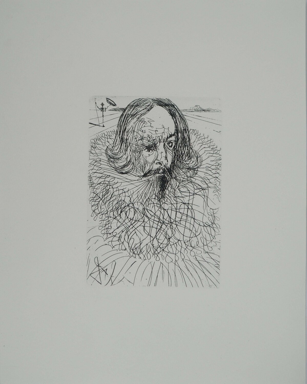 Cervantes Salvador Dalí Impresión en venta