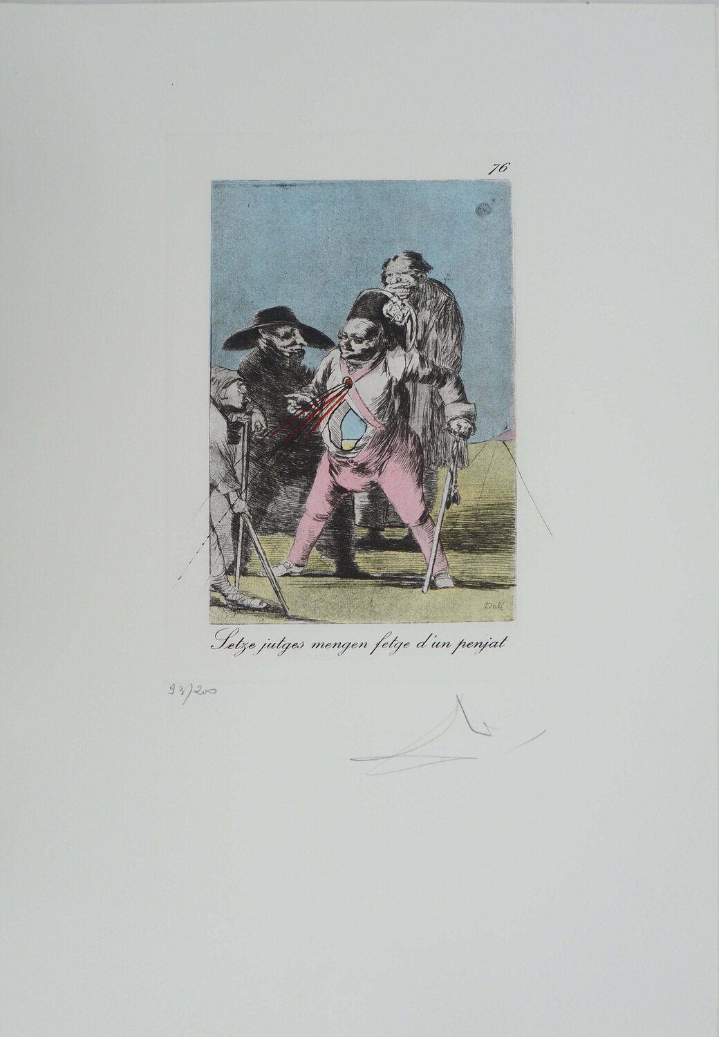 Le militaire et ses officier Salvador Dalí Druck zu verkaufen