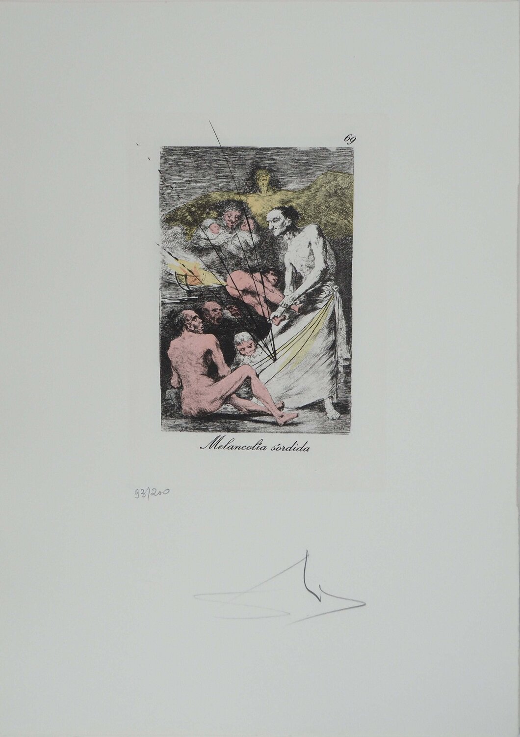 La débauch Salvador Dalí Stampa in vendita