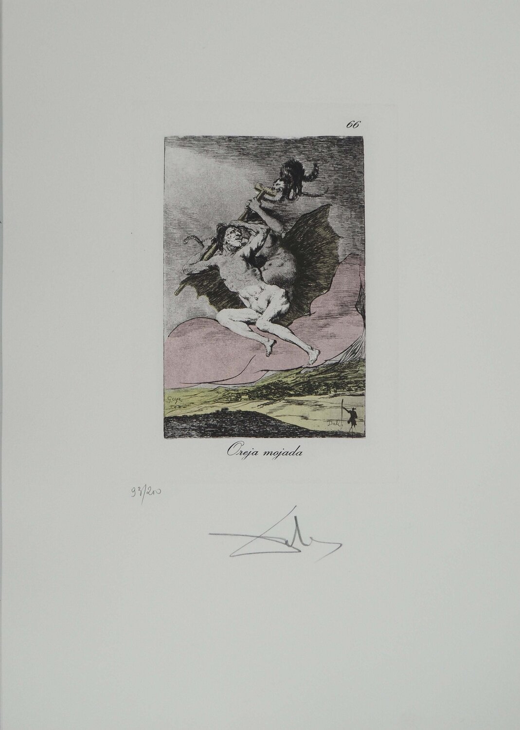 La bataille contre le démo Salvador Dalí Druck zu verkaufen