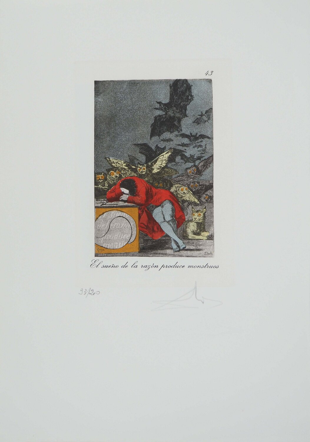 La raison endormi Salvador Dalí Druck zu verkaufen