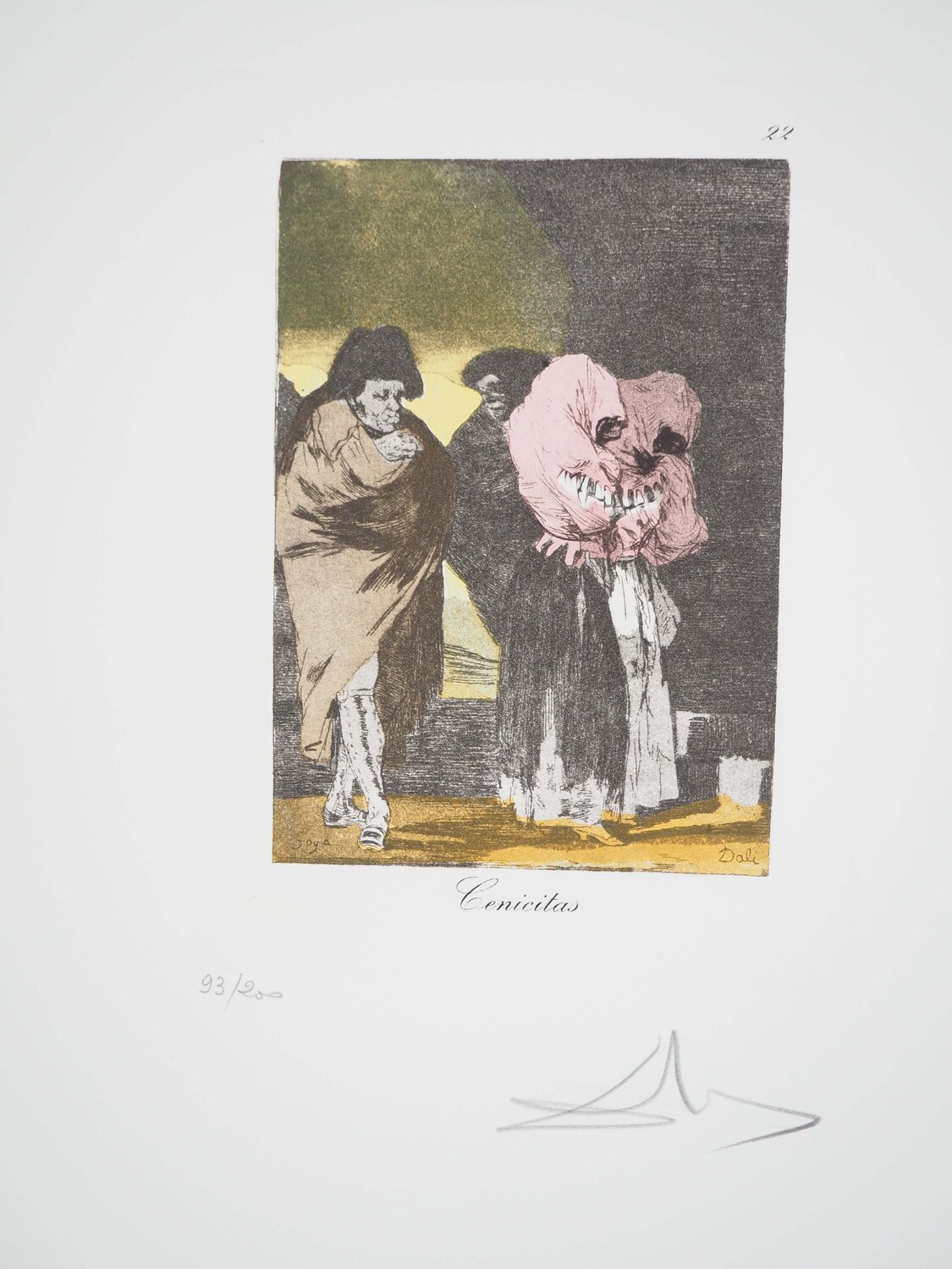 La sentence Salvador Dalí Stampa in vendita