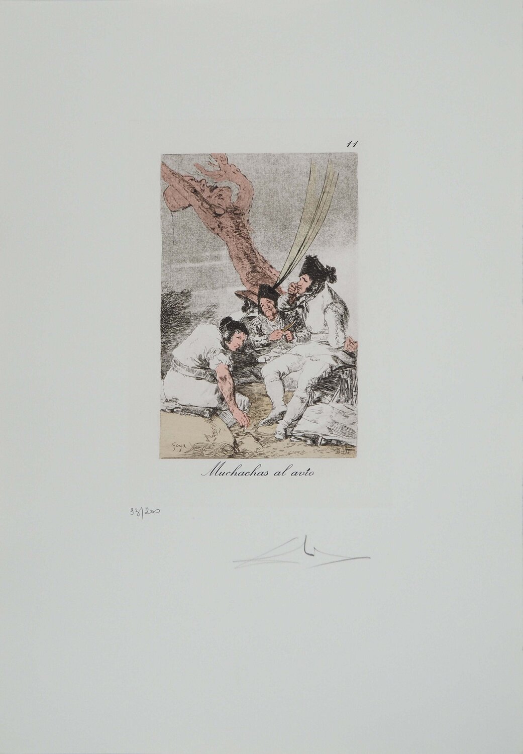 Les filles au boulot Salvador Dalí Druck zu verkaufen