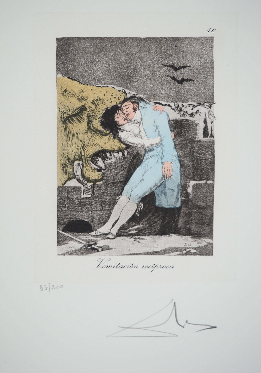 L'amour et la mort Salvador Dalí Stampa in vendita