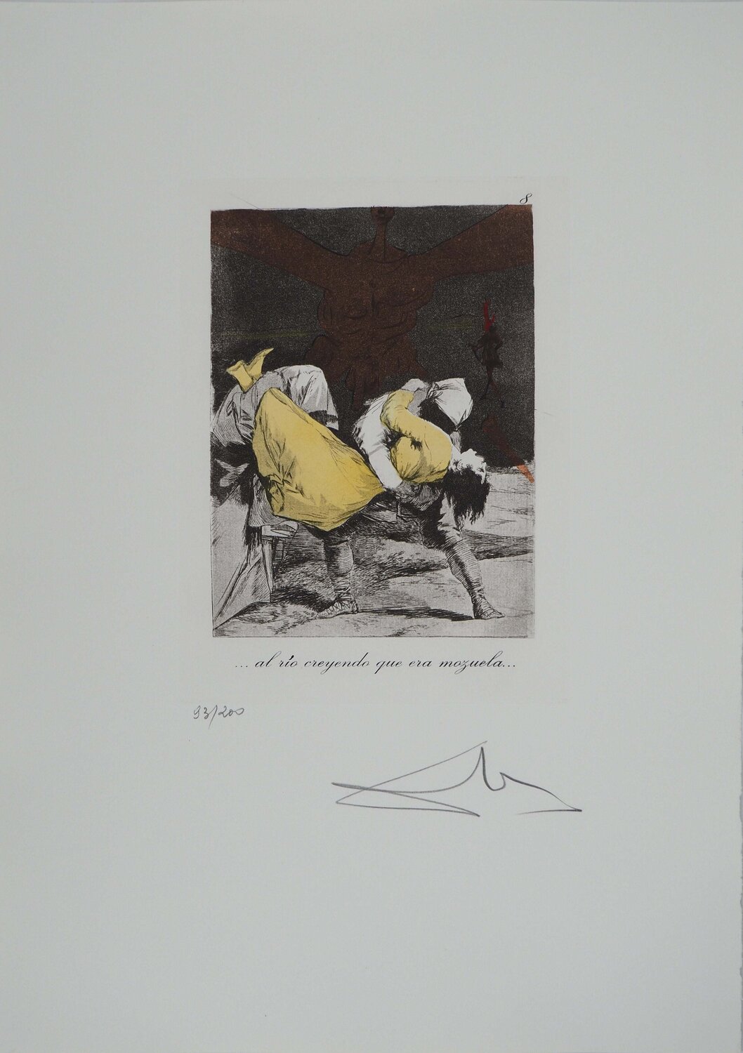 Le rapt Salvador Dalí Stampa in vendita