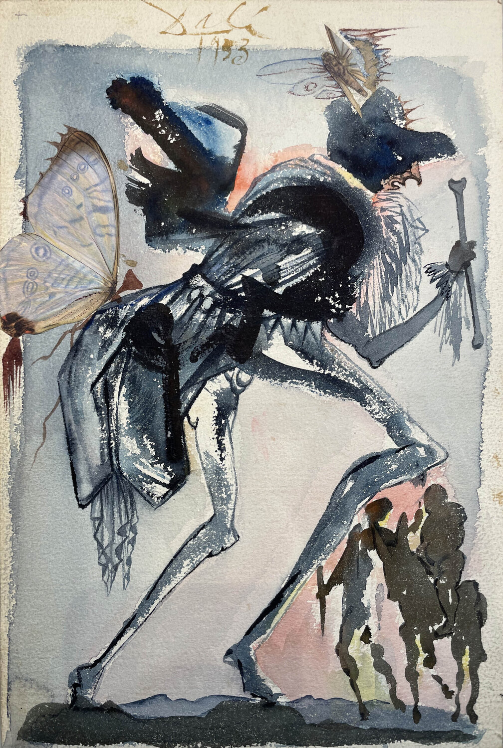 Le Tricorne Salvador Dalí Peinture originale à vendre