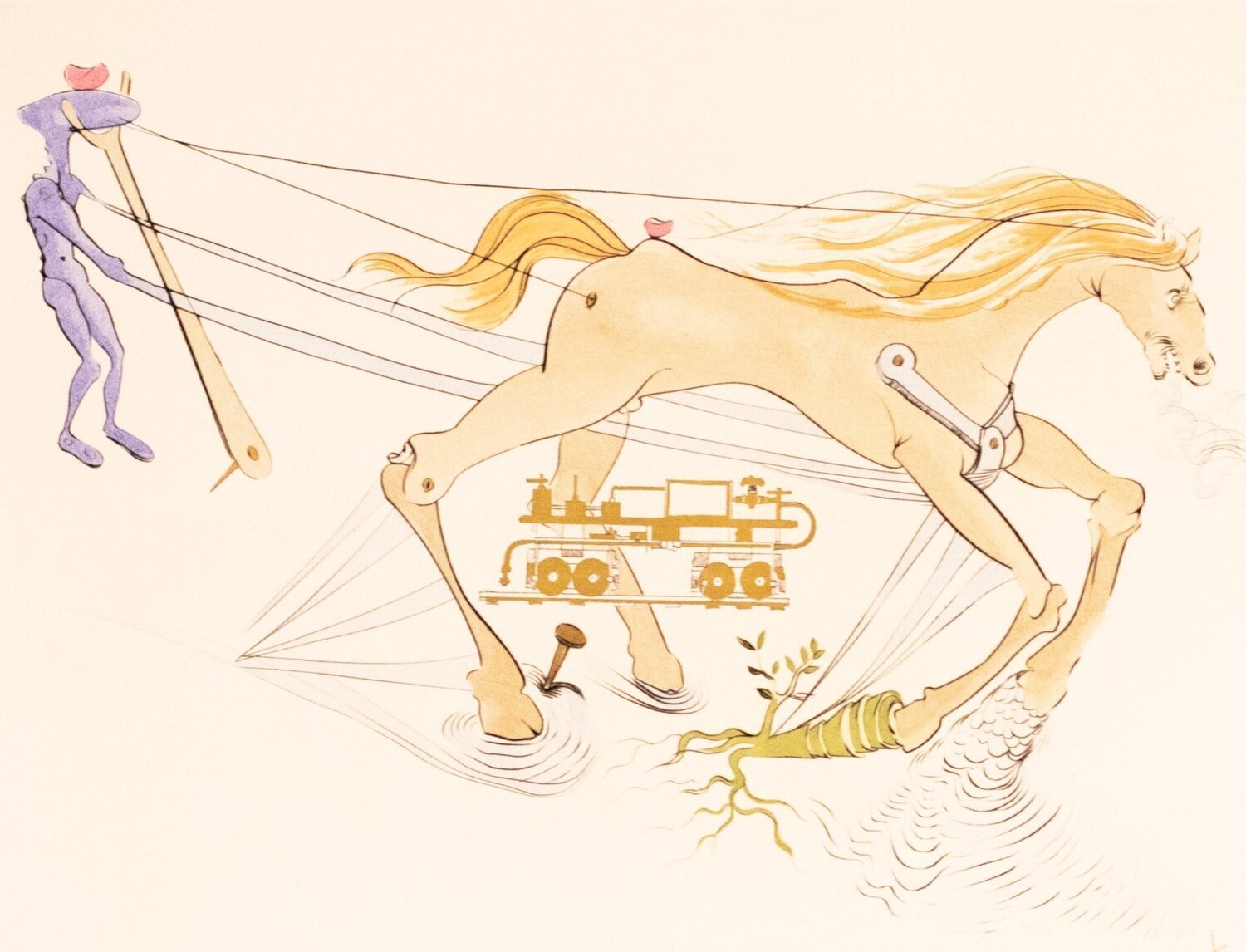Le Frien Hudraulique Salvador Dalí Druck zu verkaufen