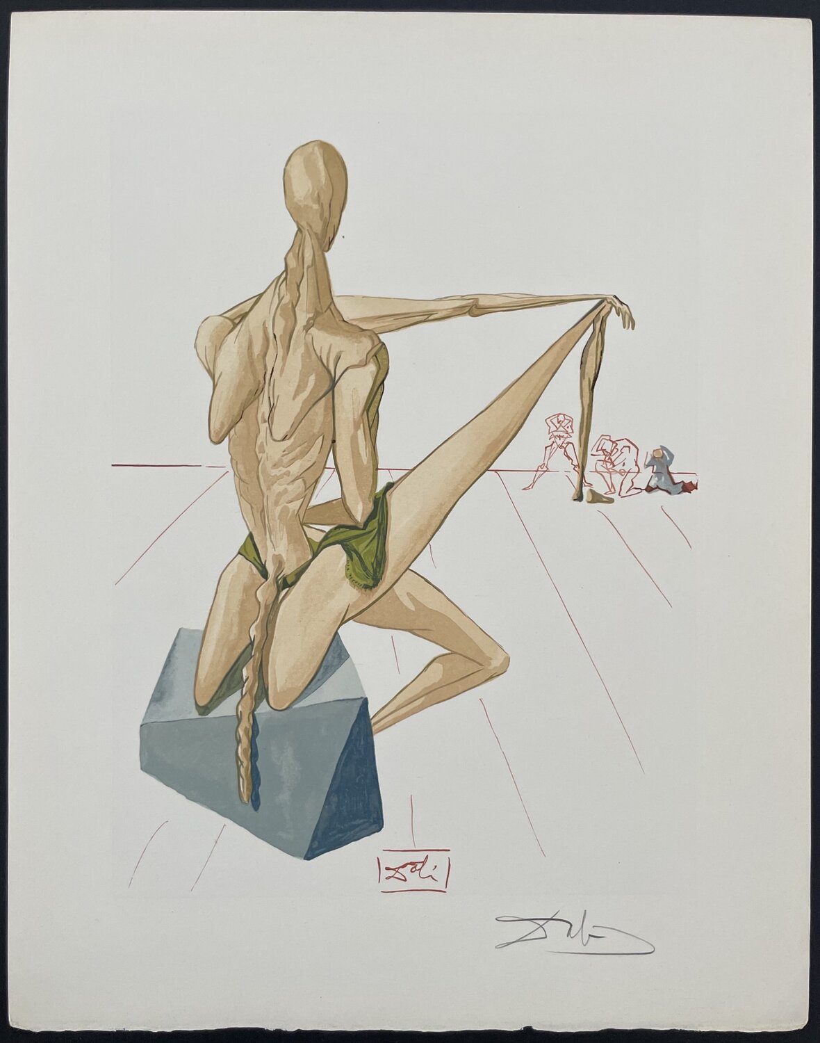Divine Comedie inferno Canto 5-1 Salvador Dalí Druck zu verkaufen