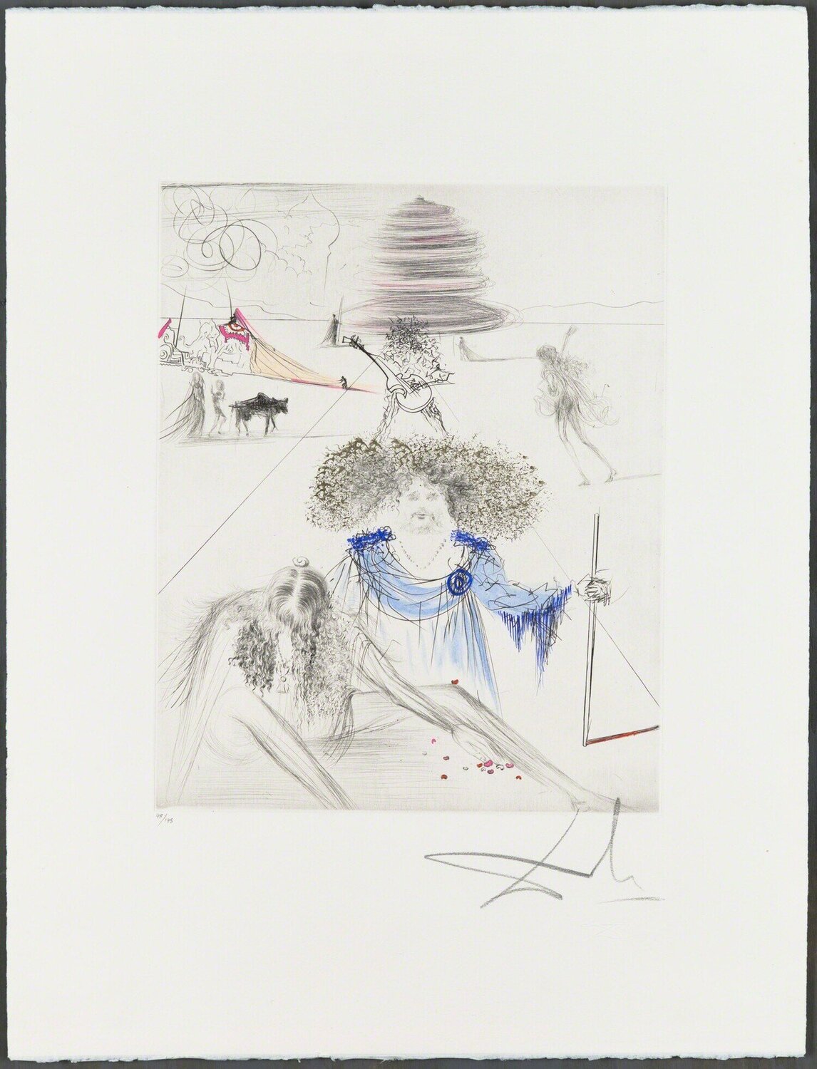 LE VIEIL HIPPY (The Old Hippy) Salvador Dalí Druck zu verkaufen